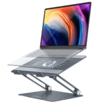 Lamicall Adjustable Laptop Stand | Portable Foldable Aluminum Riser | Ergonomic Notebook Holder for 10–17.3″ Laptops