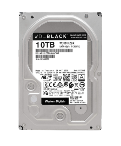 Western Digital 10TB WD Internal Hard Drive HDD - 7200 RPM