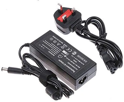 65W 18.5V Replacement AC Power Supply Adapter Charger for HP Laptop Notebook with Power Cord UK Plug 100-240V lym C1200AU