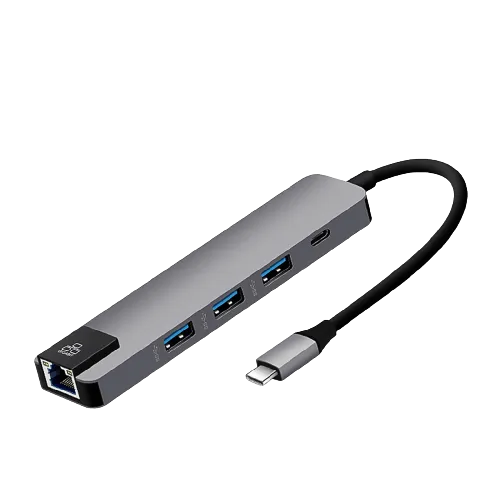USB C Hub, 5 in 1 USB C 4K@32Hz HDMI Adapter with Ethernet Port - Image 3