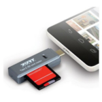PORT TYPE C DUAL SLOT MEMORY CARD READER – 900132