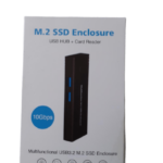 USB 3.2 Type C Tool Free Enclosure for M.2 PCIe NVMe and SATA SSDs